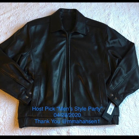 Murano Other - 💼HP - Lambs Leather Bomber Jacket💼